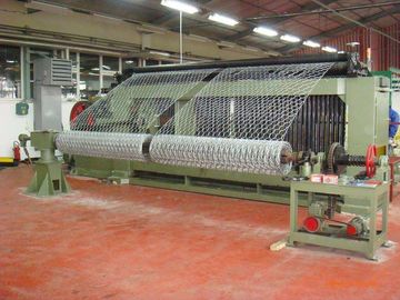 Safe Automatic Gabion Mesh Machine / Production Line For Hole size 80 * 100mm